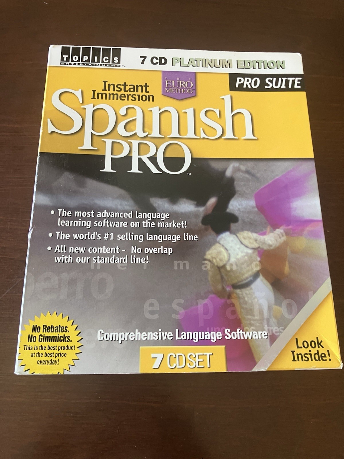 Learn Spanish Fast Instant Immersion Spanish PRO: 7 CD Software Language