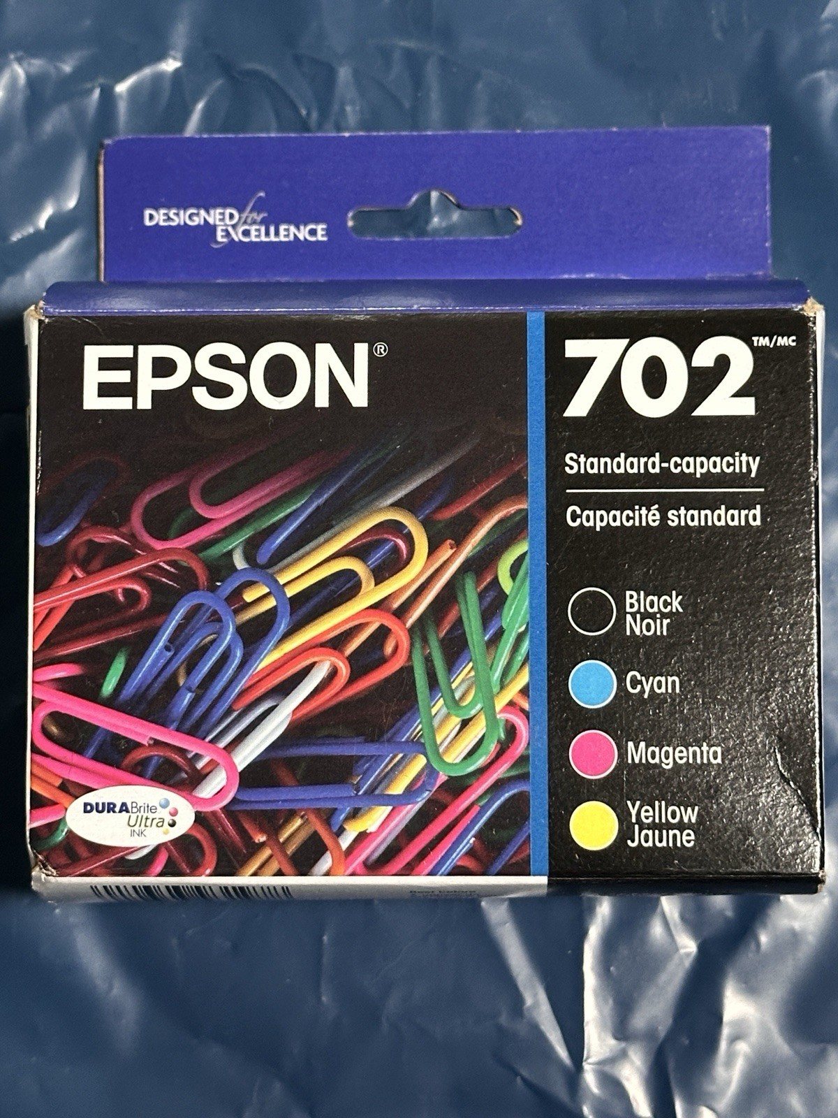 Epson 702 Genuine Ink Cartridge Black and Color Combo Pack T702120-BCS