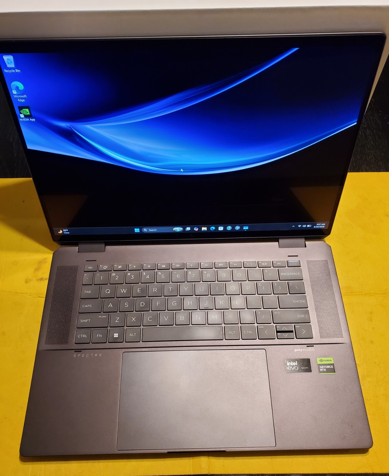 HP Spectre x360 Laptop 16-aa0023dx/Ultra 7/32GB RAM/1TB NVMe/NVIDIA RTX 4050