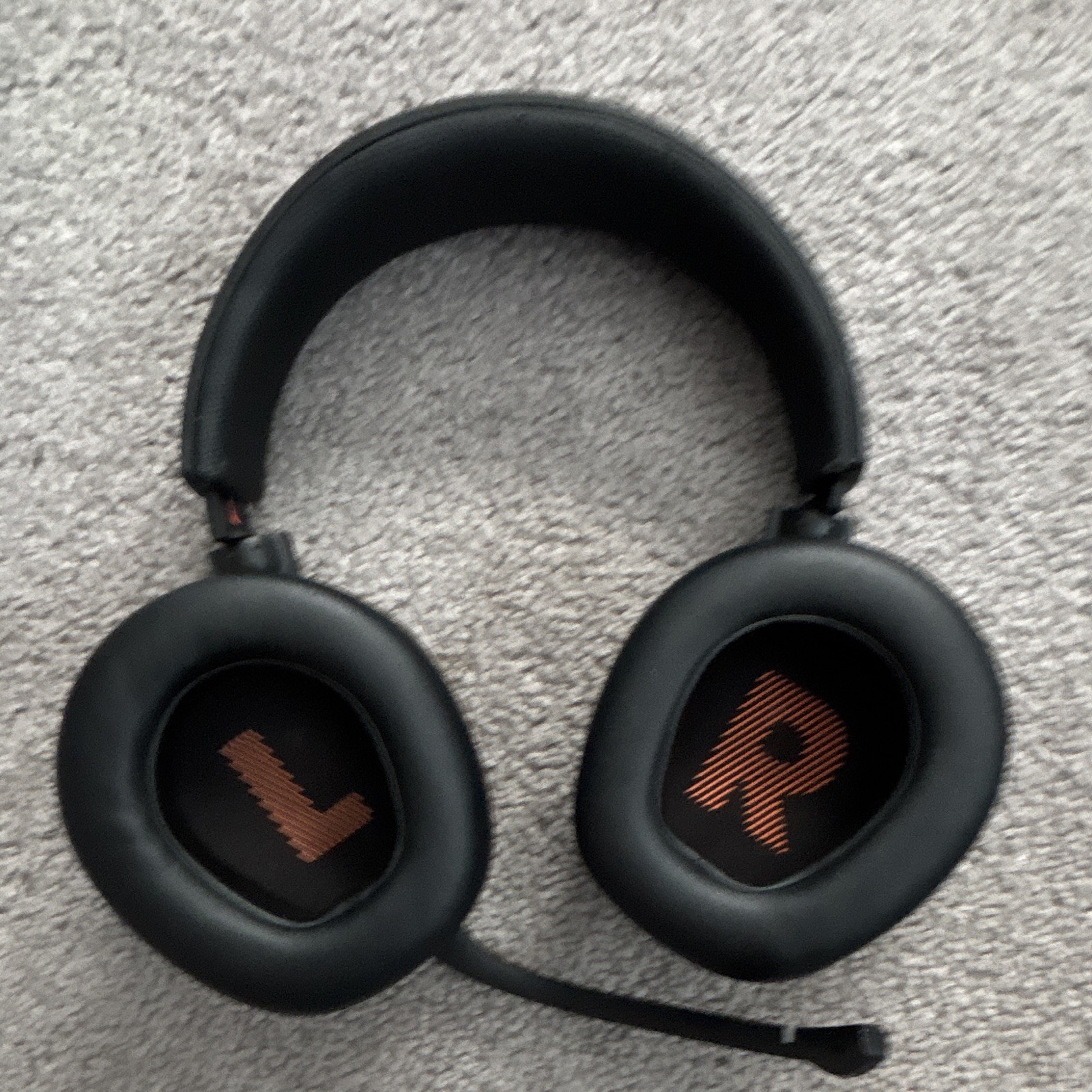 JBL Quantum 400 Wireless RF Over-Ear Gaming Headset Boom Mic Black