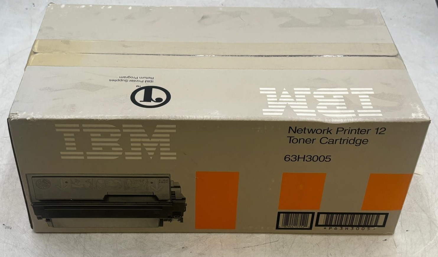 IBM Genuine Network Printer 12 Toner Cartridge 63H3005 - NEW