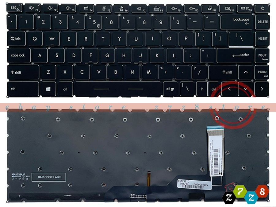 MSI GS66 GE66 GP66 MS-1541 MS-14C1/14C2 MS-16V1/16V2/16V3 US Keyboard Backlit
