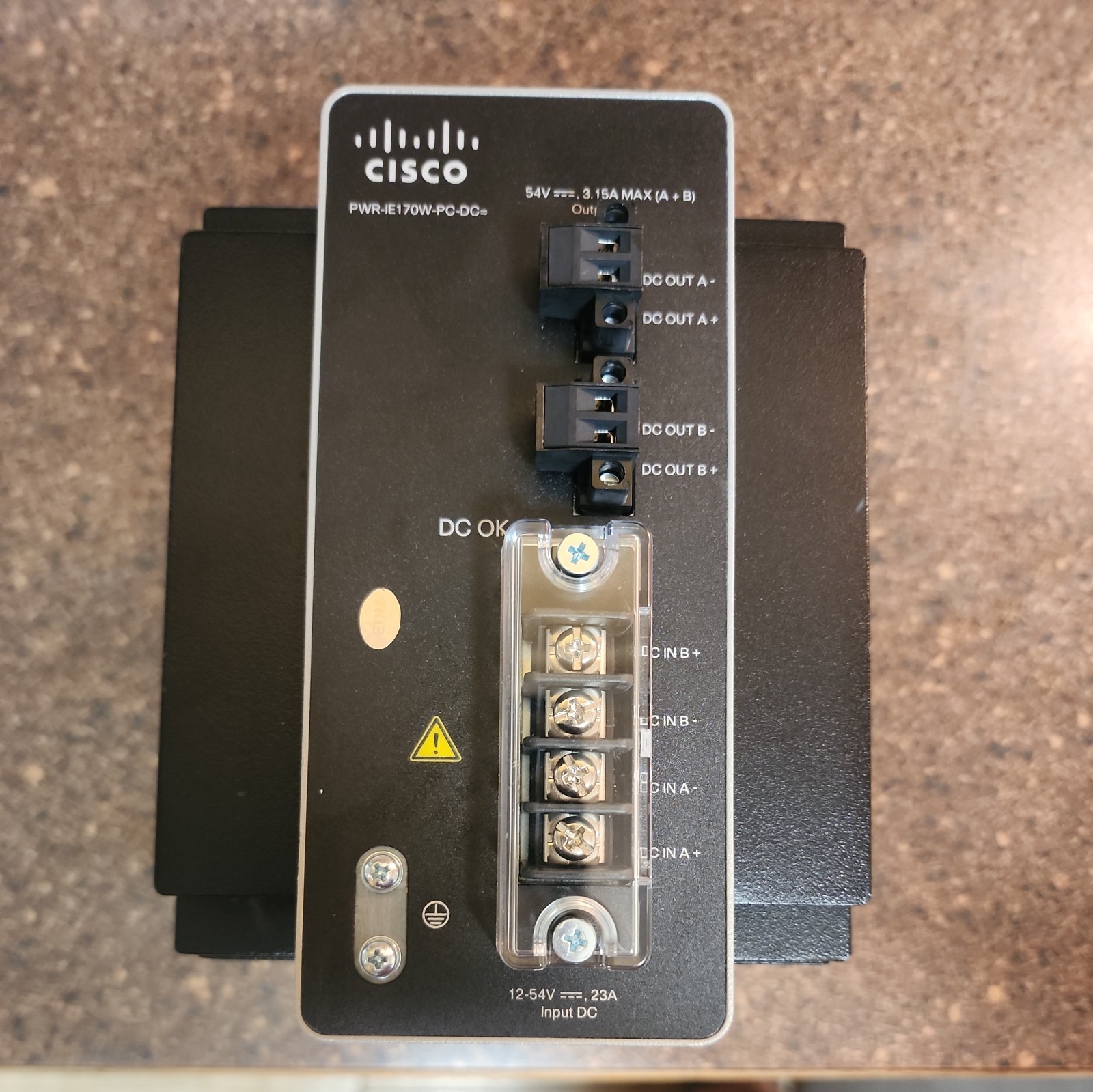 Cisco PWR-IE170W-PC-DC Power Supply for IE-4000 Switch CRXC-C6P54V