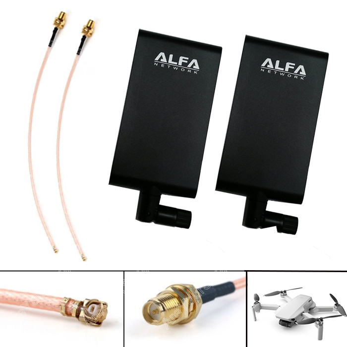 DJI Mavic Mini kit RC Drone antenna upgrade RP-SMA kit by Alfa Network APA-M25