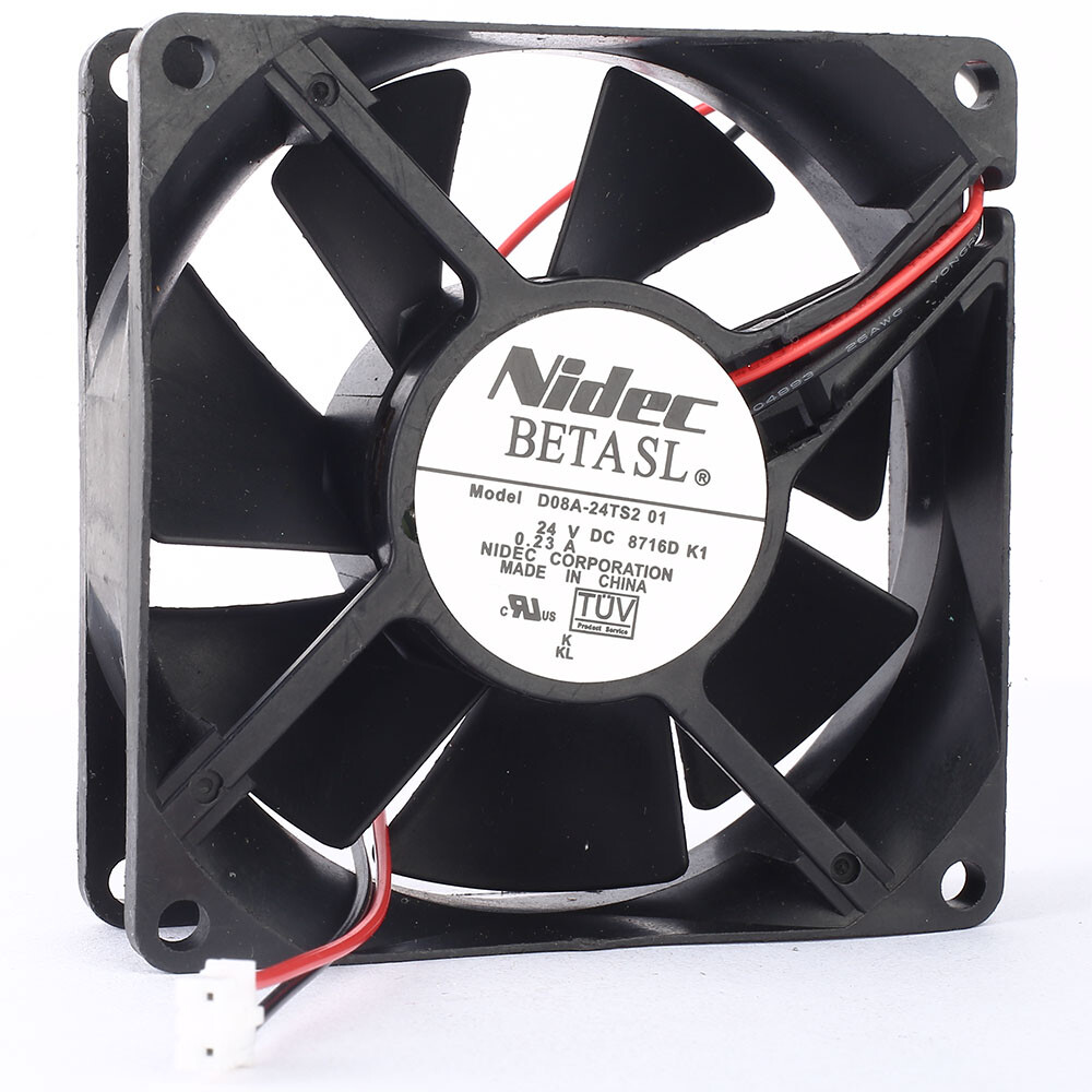 2pcs New original inverter cooling fan D08A-24TS2 8025 24V 0.23A