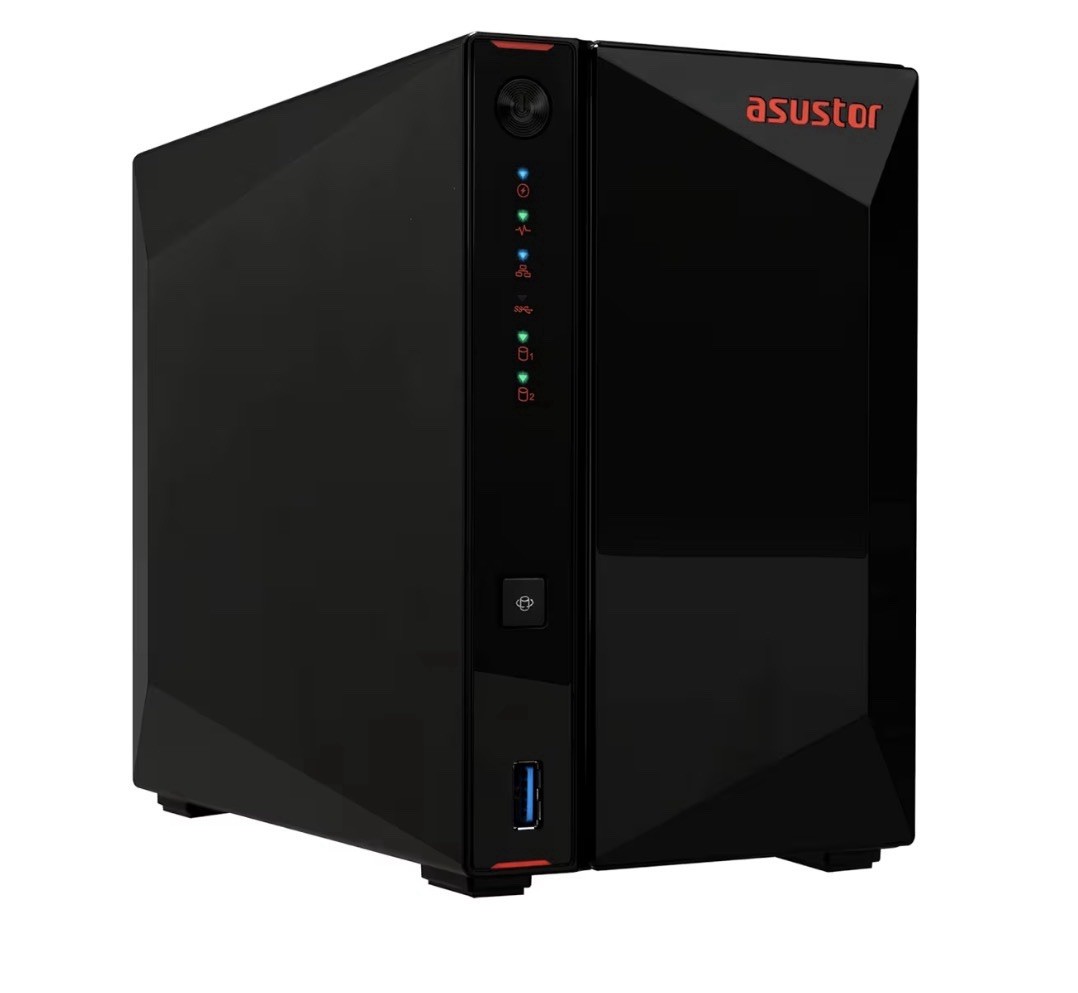 ASUSTOR AS5202T Nimbustor 2 Bay NAS Personal Cloud Server HDMI 2.5GbE