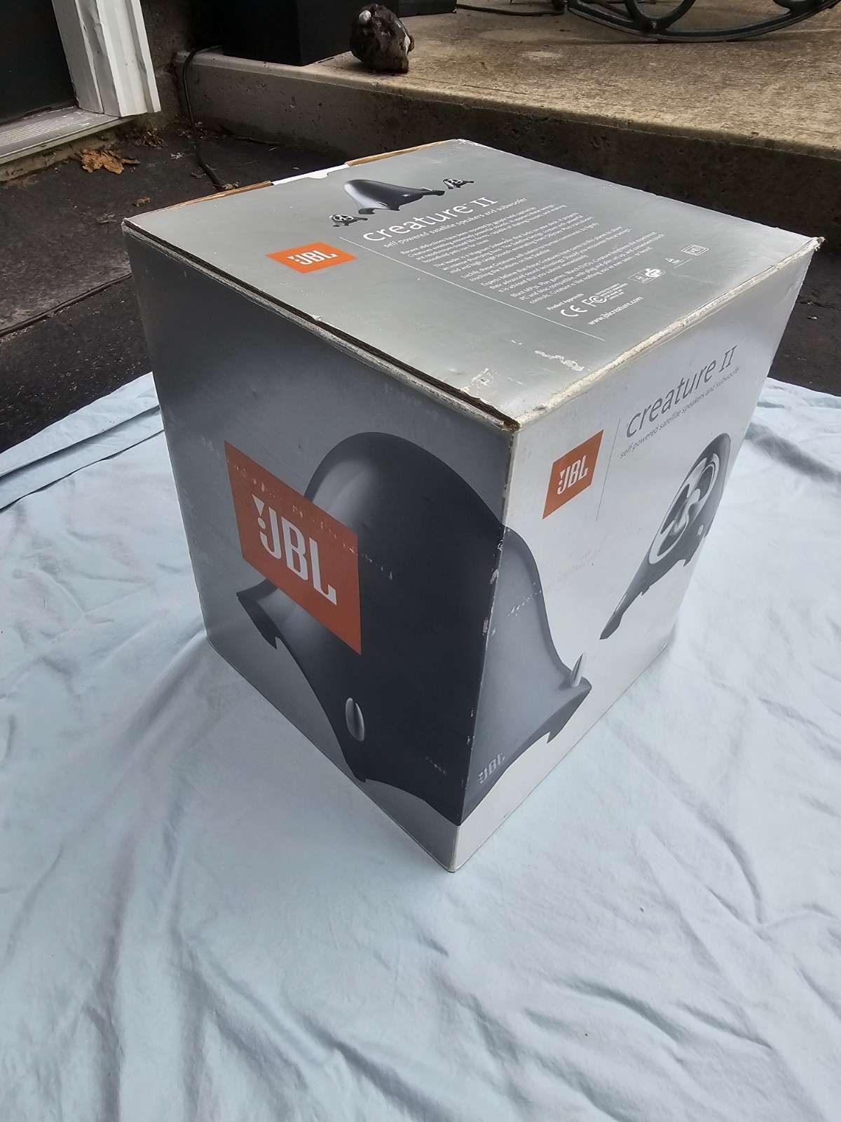 JBL Creature ii Black Powered Speaker & Subwoofer System SEE DESC