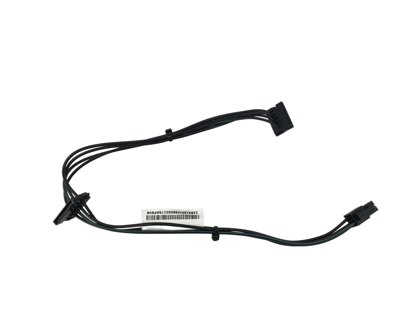 Lenovo ThinkCentre M73 M93 P300 4-Pin to Dual SATA HDD Power Cable 54Y9339 40cm