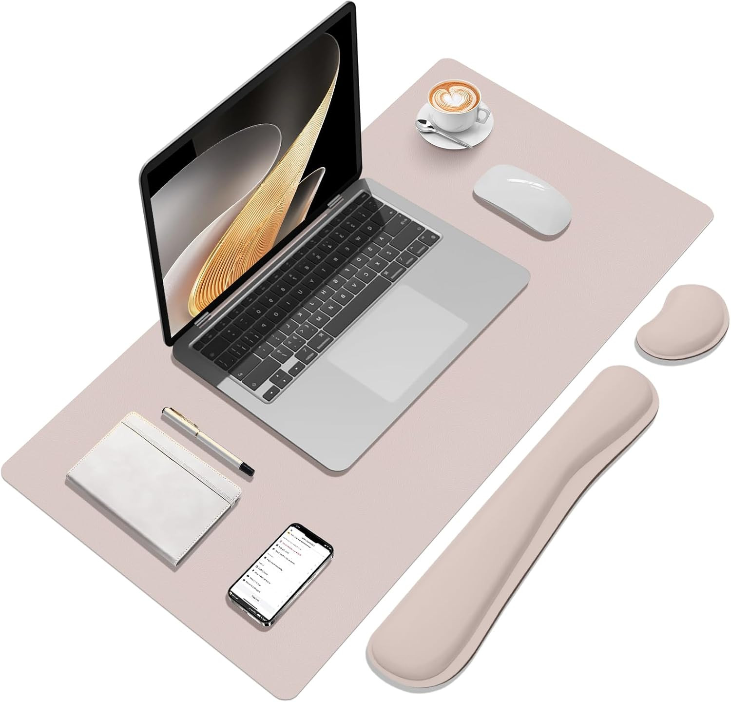 Mouse Pad and Keyboard Wrist Rest, Large Keyboard and Mouse Pad Set, Ergonomic M