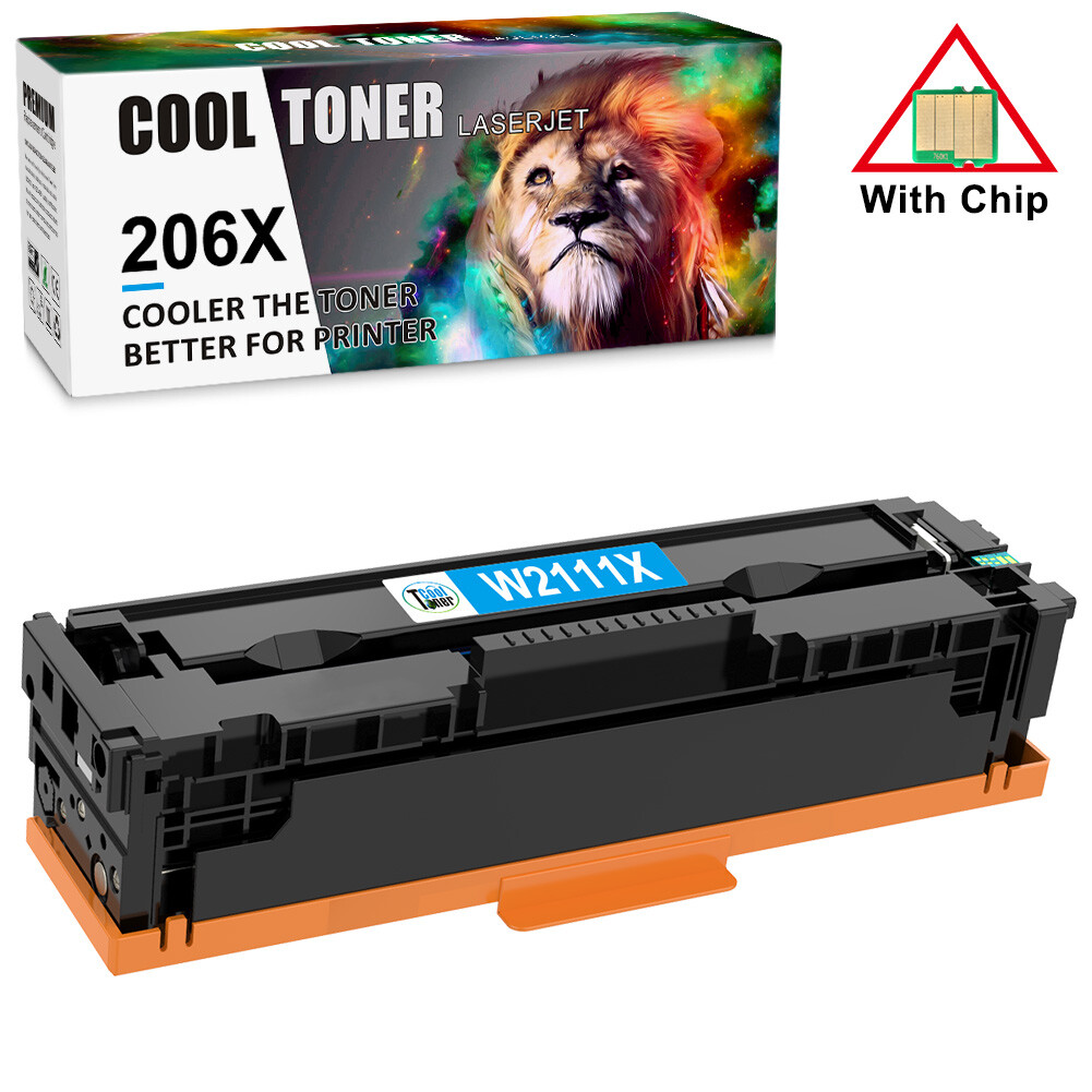 Toner Compatible For HP 206A W2110A 206X W2110X MFP M283fdw Pro M255dw M282 Lot