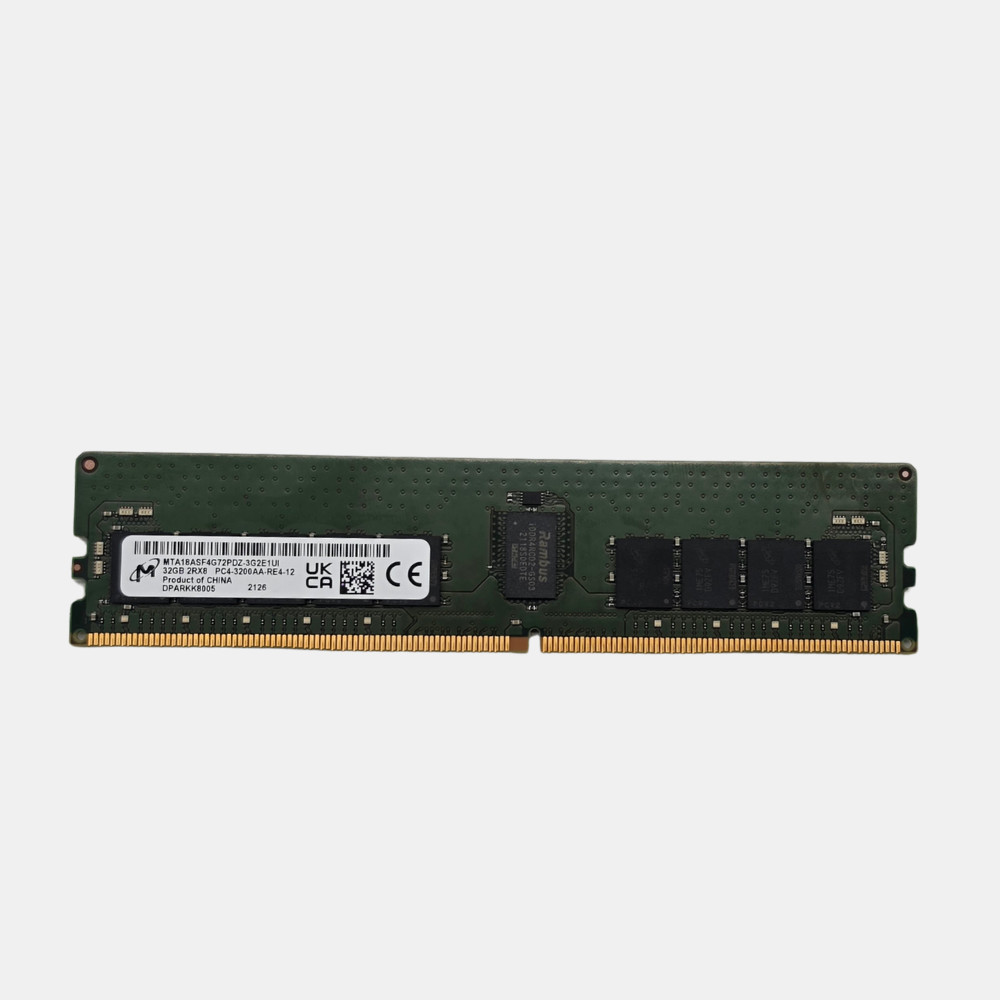 Micron MTA18ASF4G72PDZ-3G2E1UI 32GB DDR4-3200 ECC RDIMM RAM Lot of 10