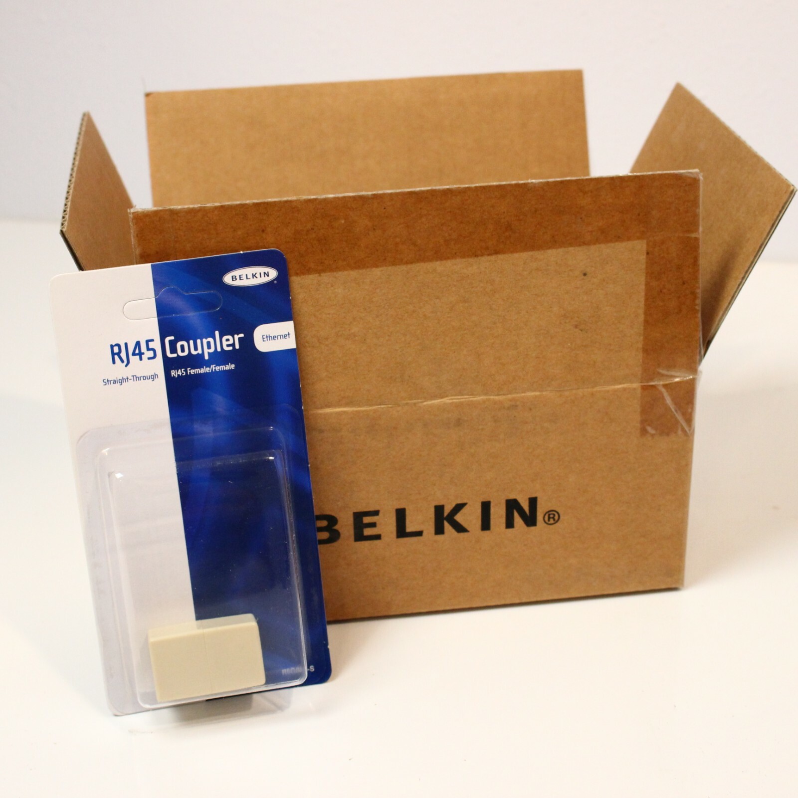 Belkin Internet Phone Cable Cord Modular Coupler Connectors RJ45 8 Pin Lot of 10