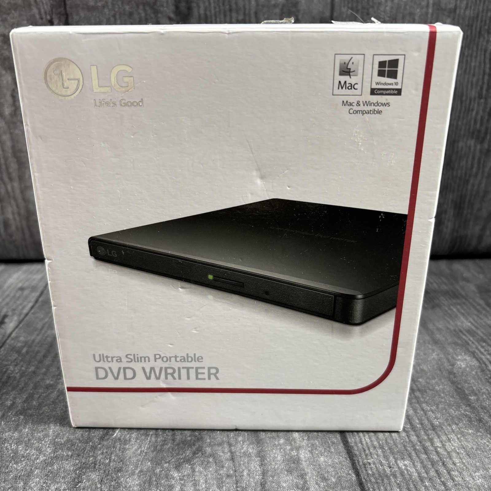 LG GP55EX70 Ultra Slim Portable DVD Writer with M-DISC Support - Black