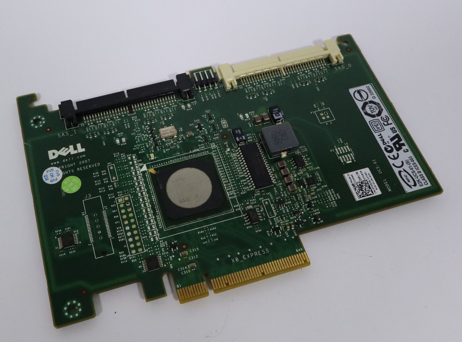 Dell Internal PERC 6/iR SAS/SATA RAID Controller YK838