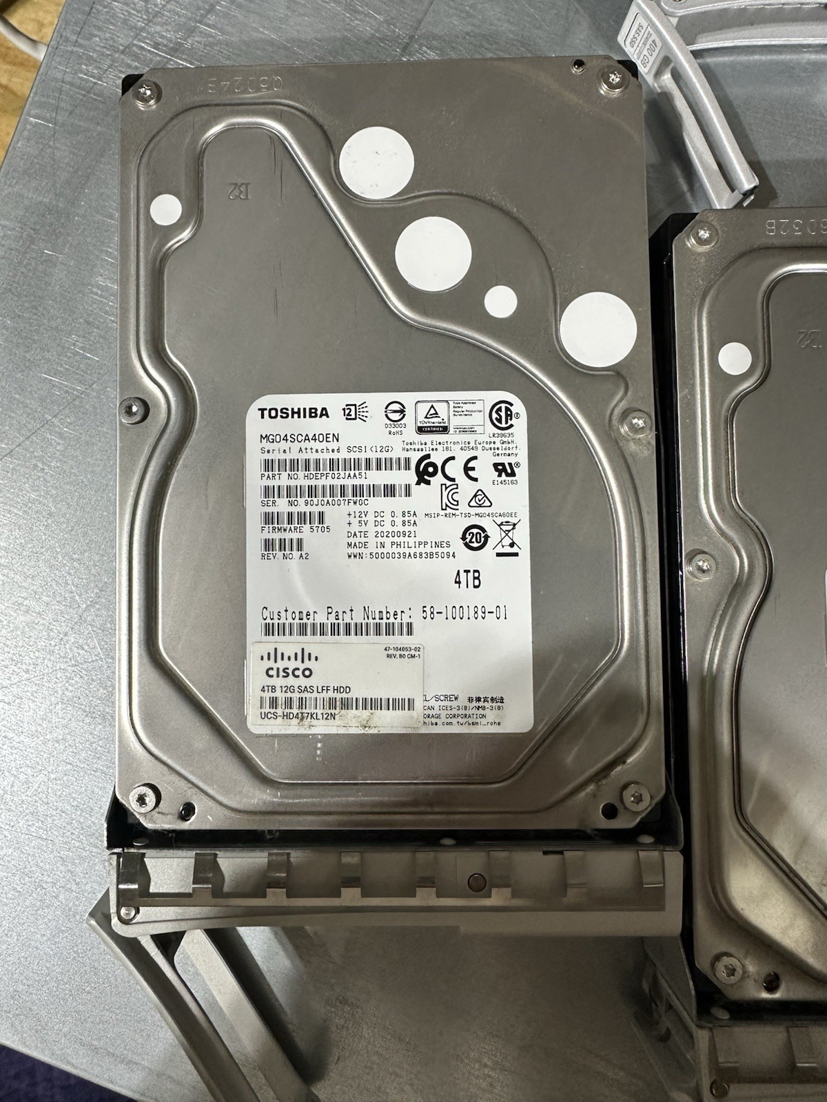 CISCO UCS-HD4T7KL12N  4tb 7200rpm Sas 12gbps Lff(3.5inch) Hot