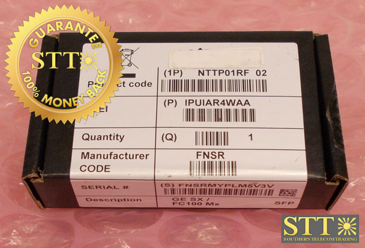 NTTP01RF NORTEL SFP OM 5130 GBE SX OPTICAL TRANSCEIVER IPUIAR4WAA NEW 
