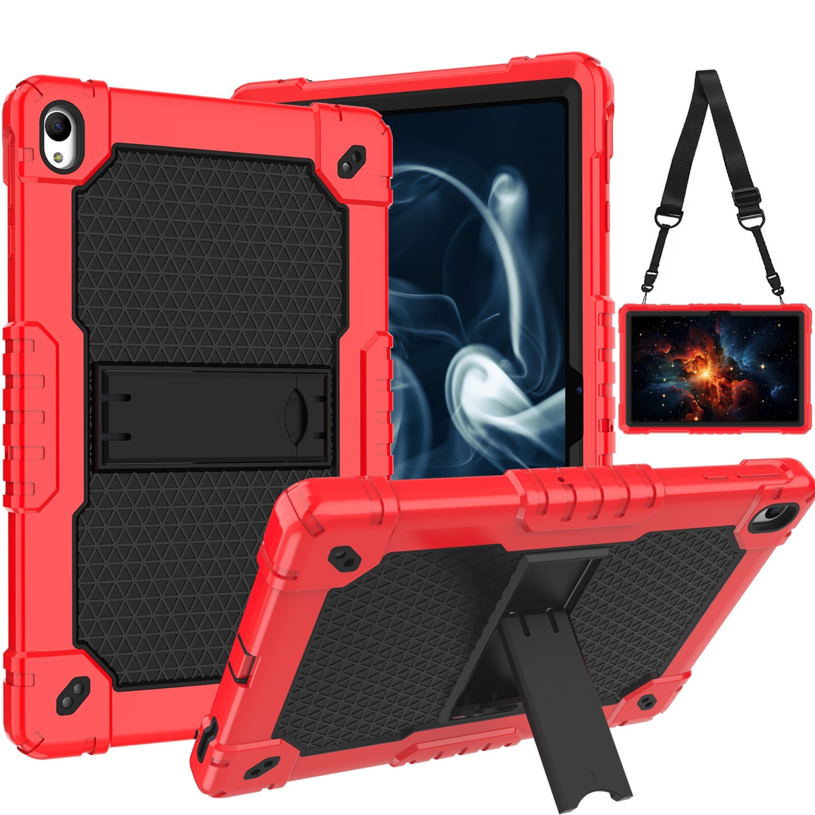Shockproof Case for Vortex T10M Pro+ / T10M Pro Plus 10" Tablet w/ Stand