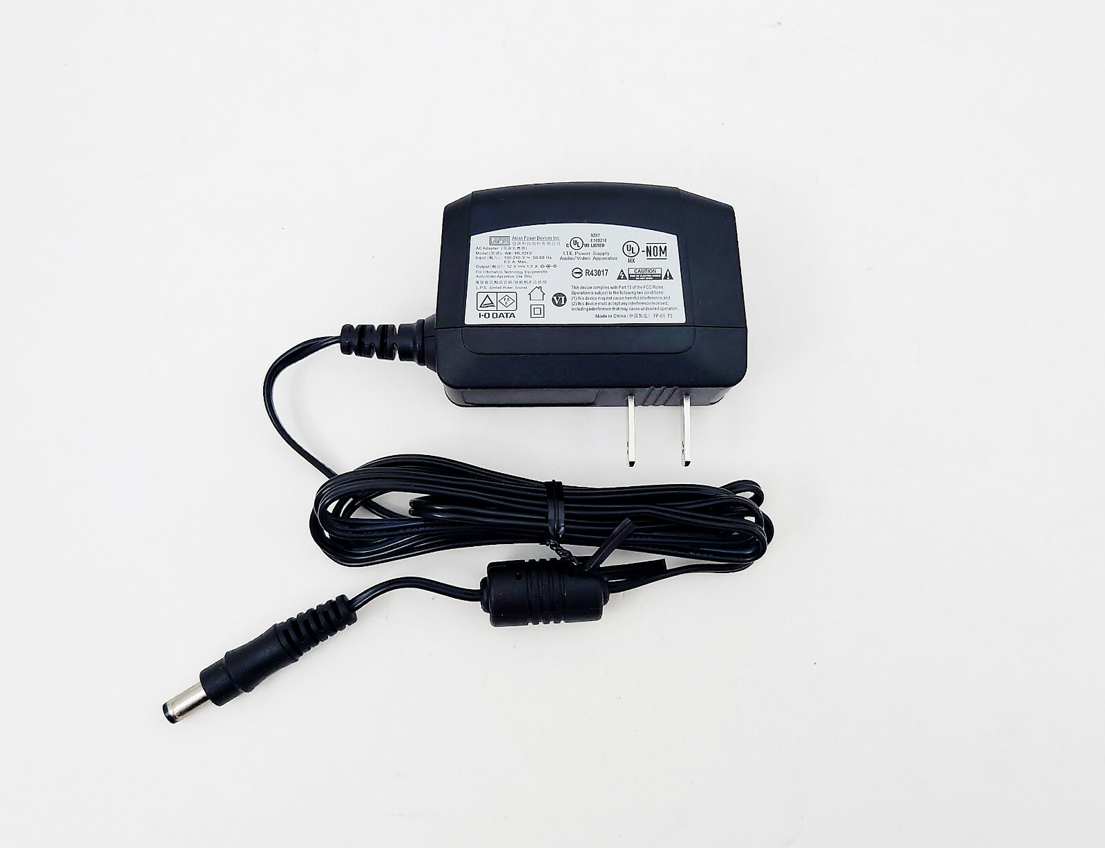 Authentic WD AC DC 1.5A Power Adapter for WD My Book Desktop External Hard Drive