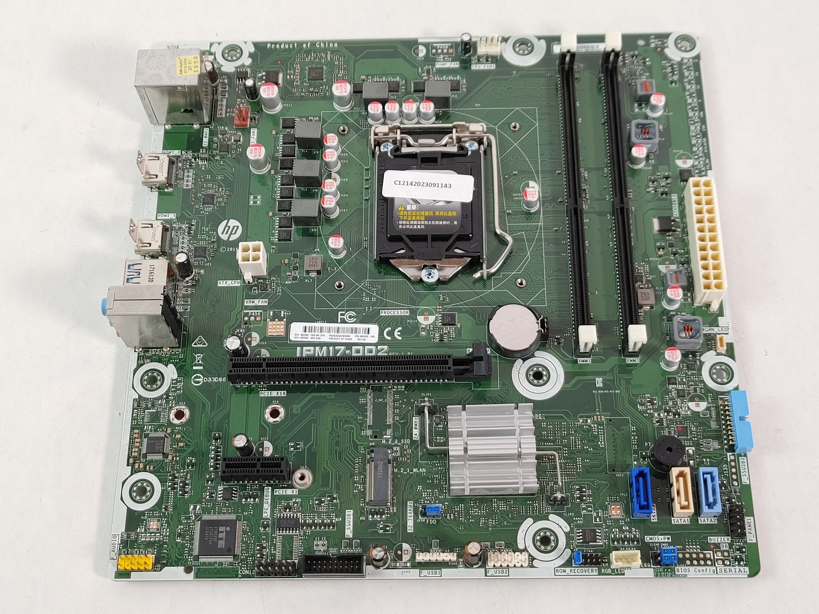 Lot of 2 HP 862992-002 Envy 750 Intel LGA 1151 DDR4 SDRAM Desktop Motherboard