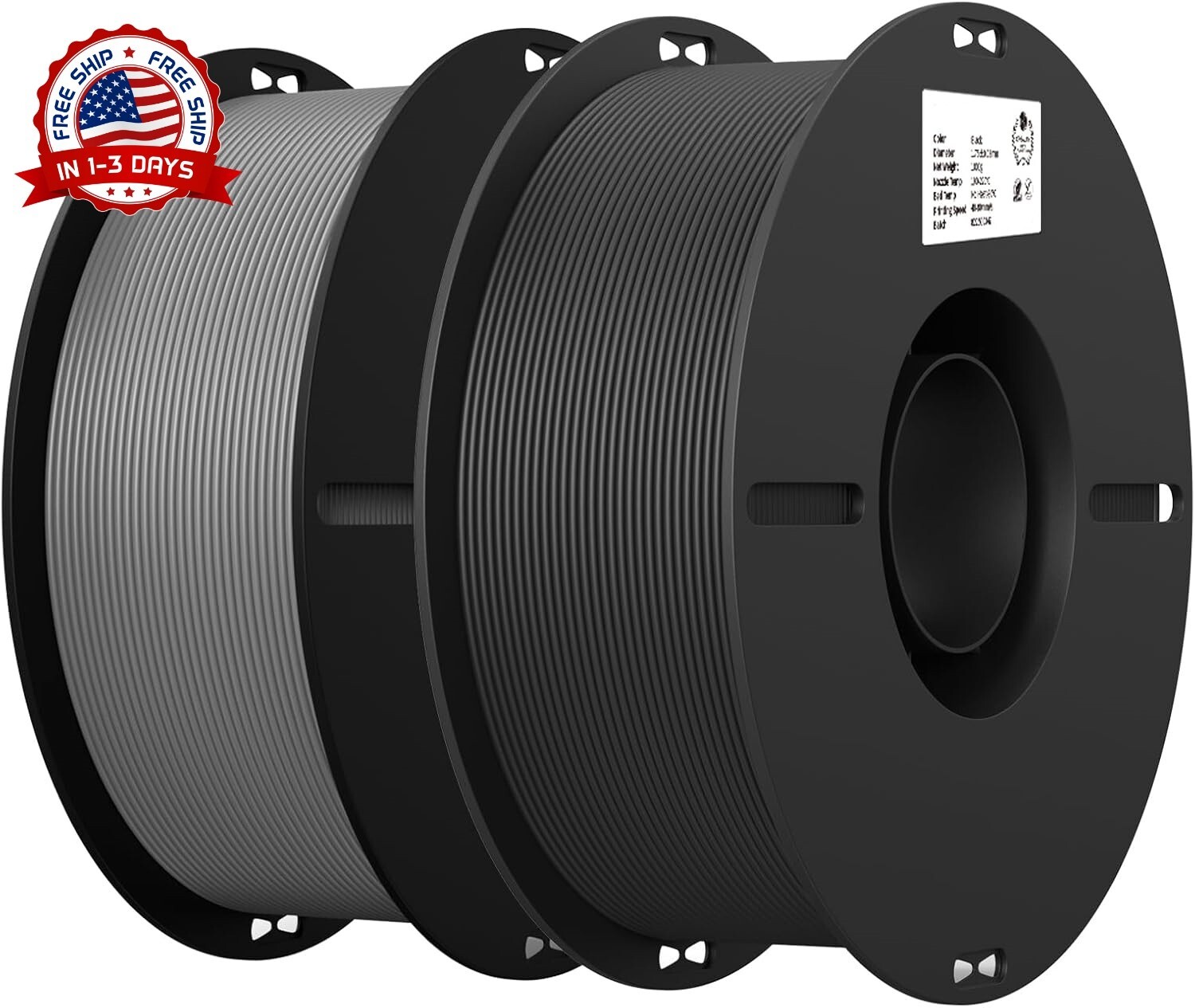 Paquete De Filamentos Para Impresora 3D, Pla, 1,75 Mm, Multicolor, Mate US Nuevo