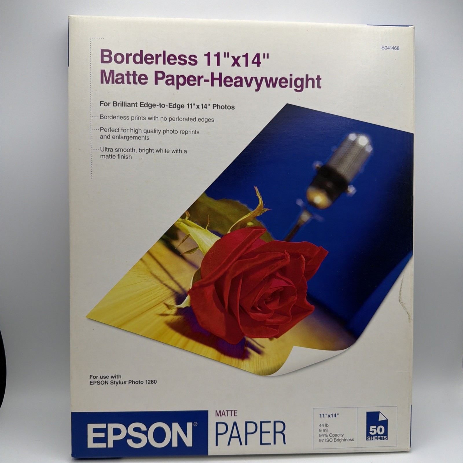 Epson Borderless 11x14 Matte Paper Heavyweight S041468