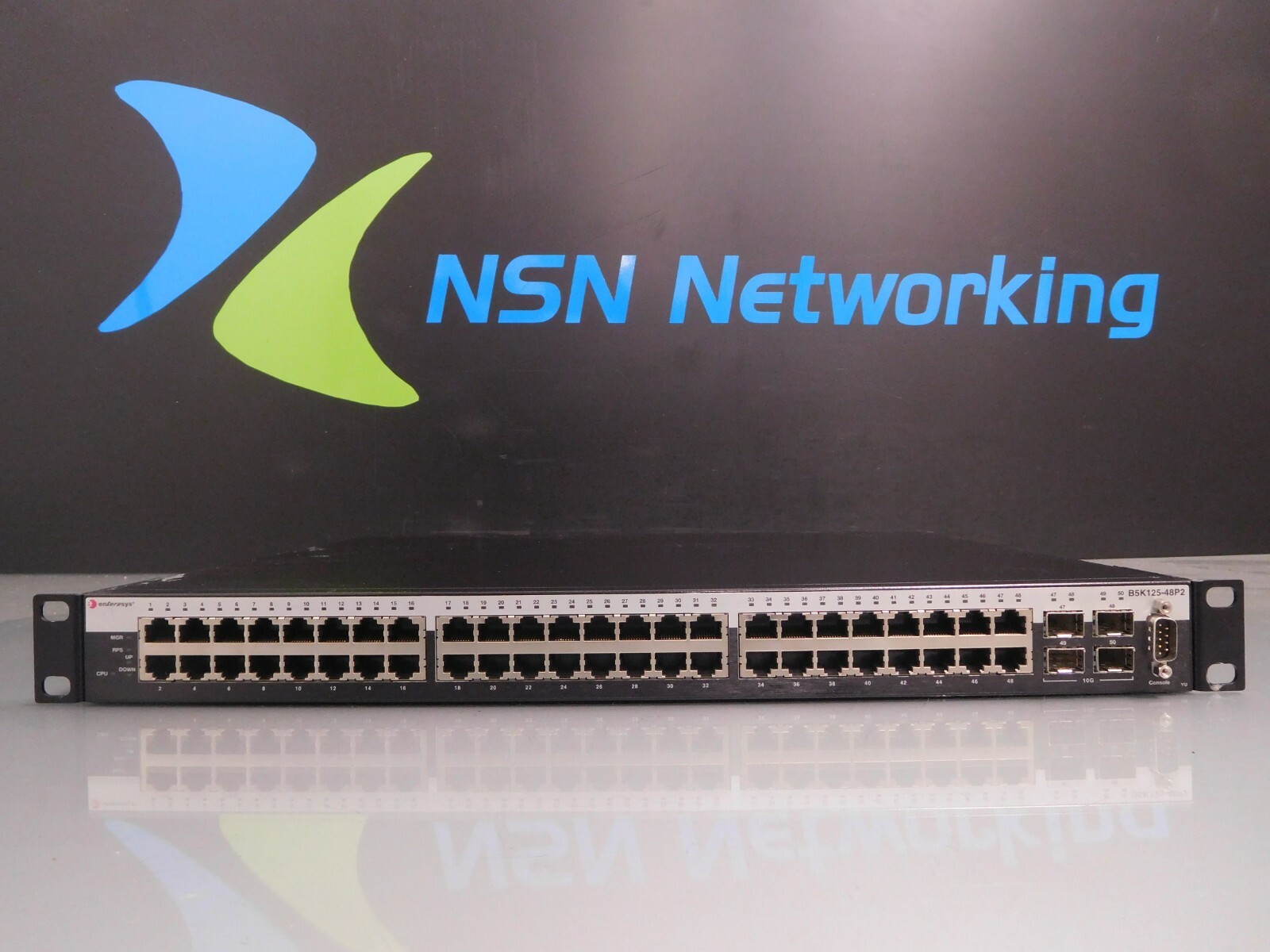 Enterasys B-Series B5 B5K125-48P2 48-Port Managed Stackable Gigabit PoE Switch