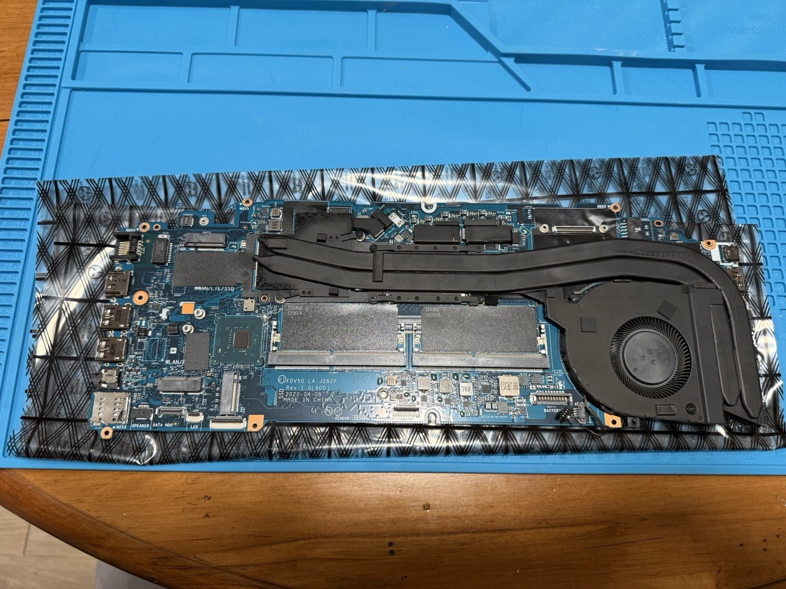 Motherboard Dell 45C54 LA-J282P Laptop Motherboard for Latitude 5511 - Intel