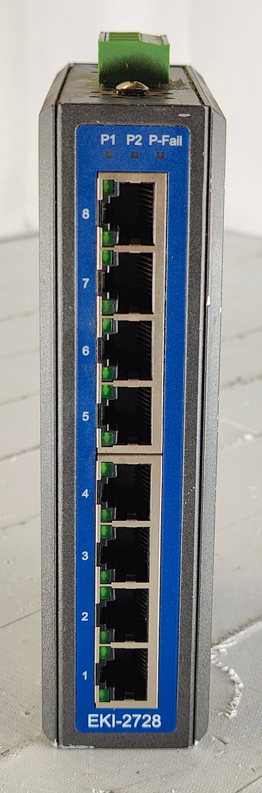 Advantech EKI-2728 8Port 10/100/1000Base-TX Industrial Unmanaged Ethernet Switch
