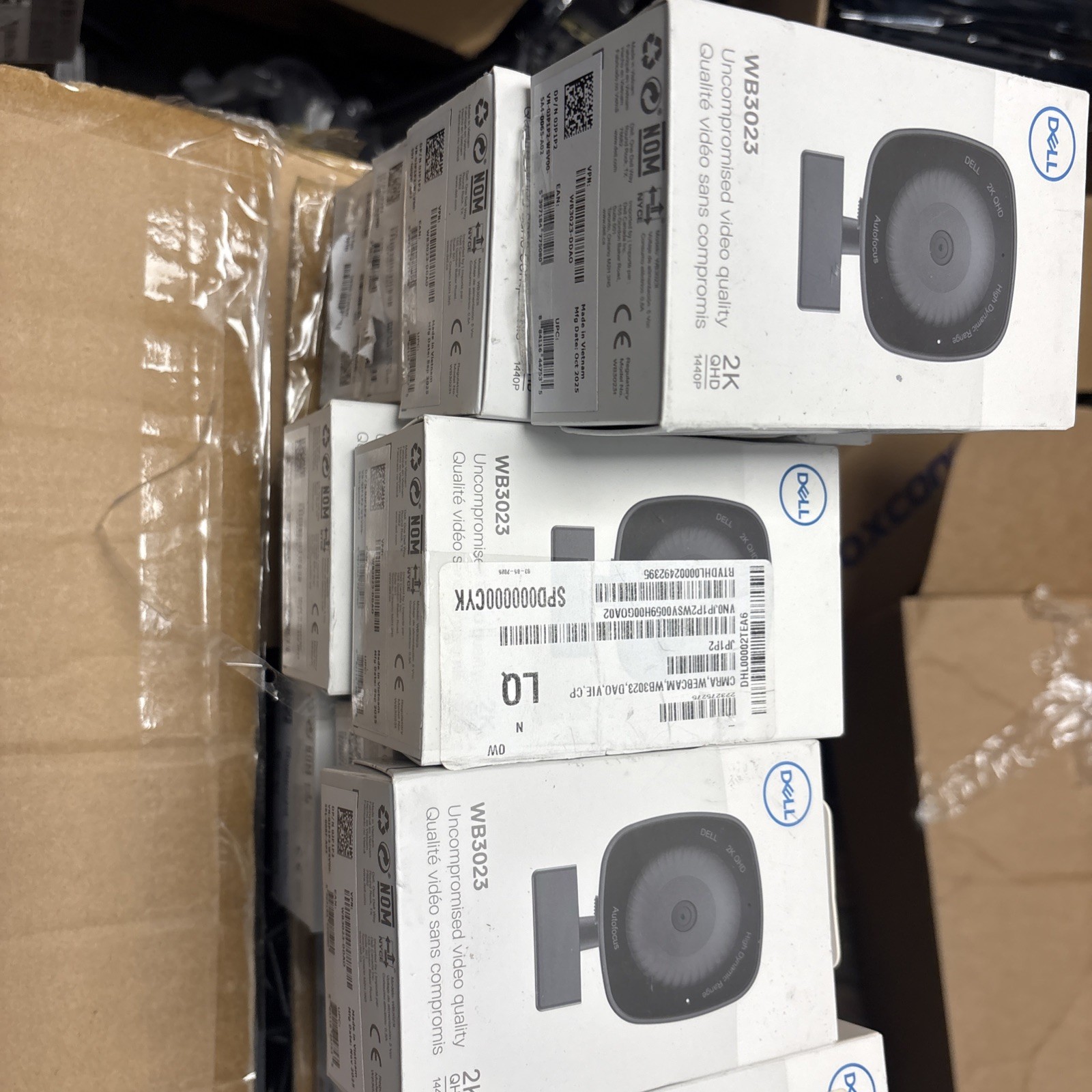 Dell WB3023t 2K QHD 2560 x 1440 30fps USB Noise Reduction Mic Webcam 0JP1P2
