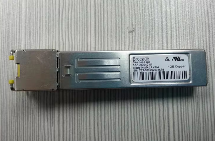 Brocade 57-1000042-01 Gigabit Copper SFP RJ45 Transceiver