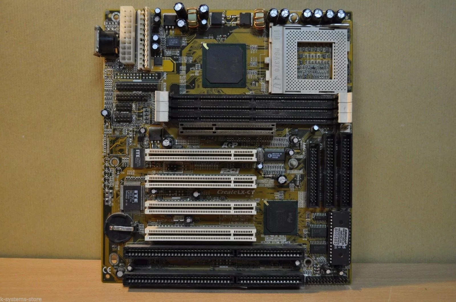 Zida CreateLX-CT Rev: 1.00 Socket 370 Zida Tomato Board , intel Chipset,AGP,ISA