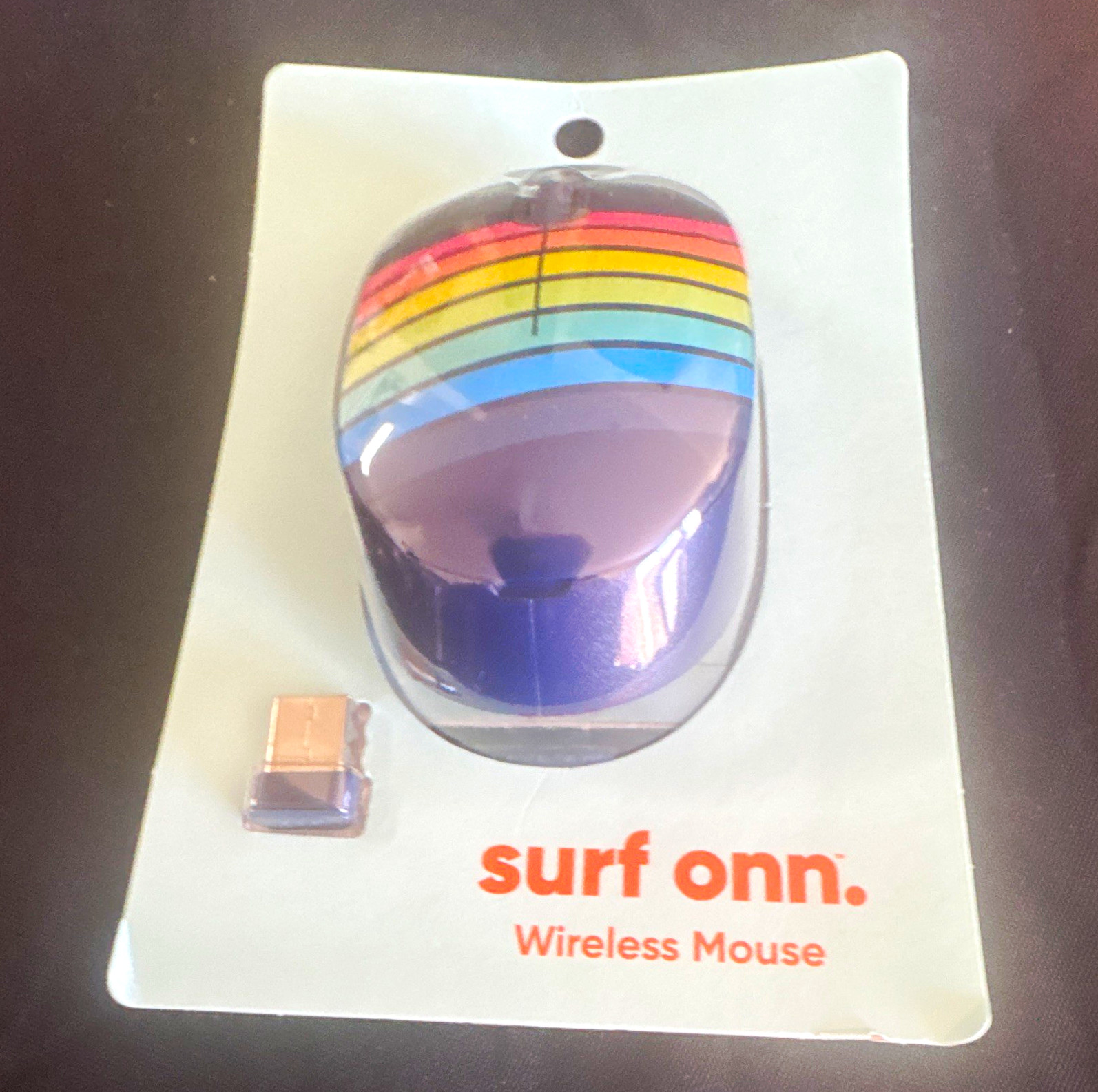 ONN Surf Onn. Wireless Standard Mouse, Multicolor, Scroll Wheel