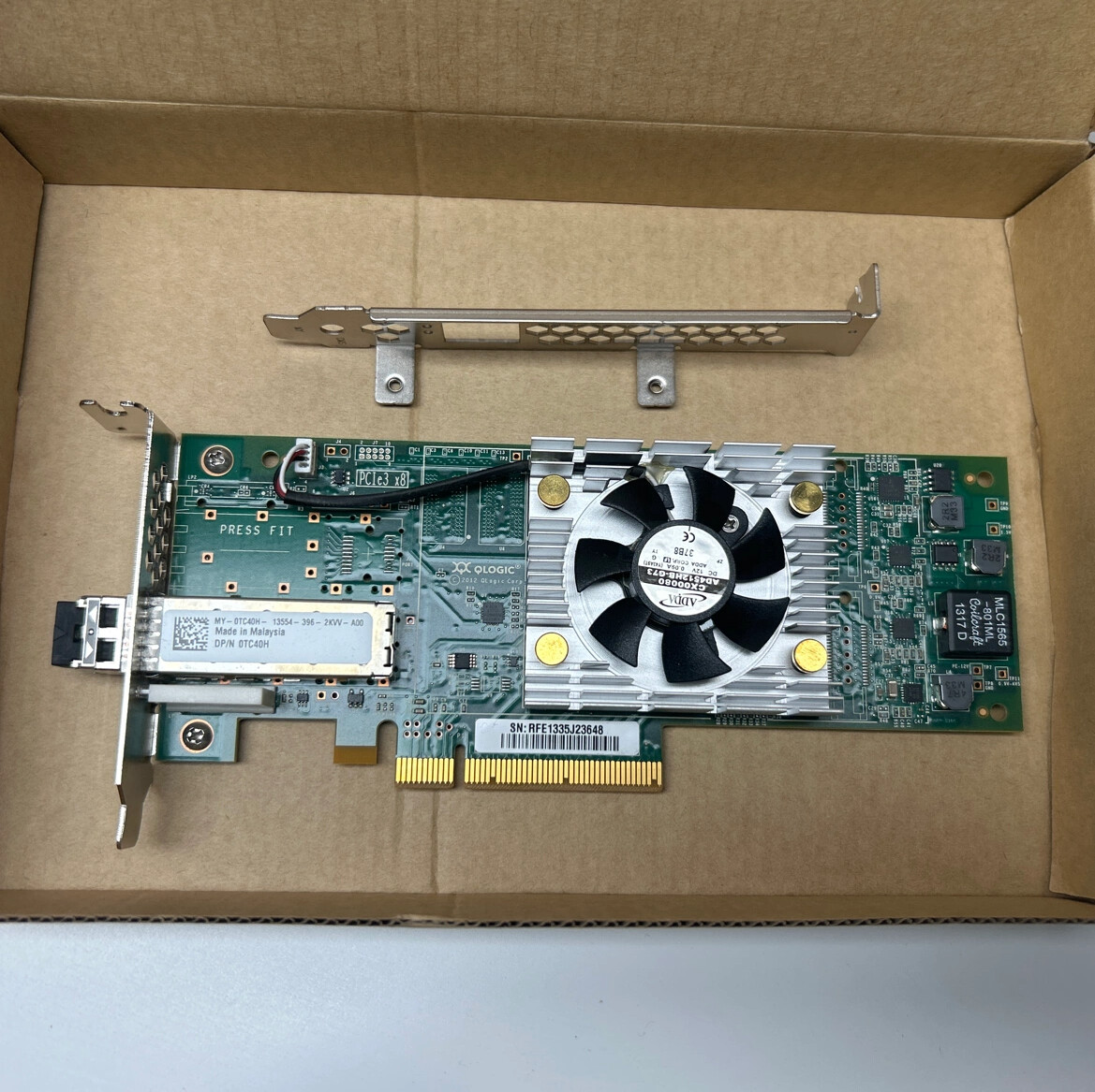 Dell QLE2660-DELL QLE2660 Single Port 16GB Fibre Channel HBA w/SFP