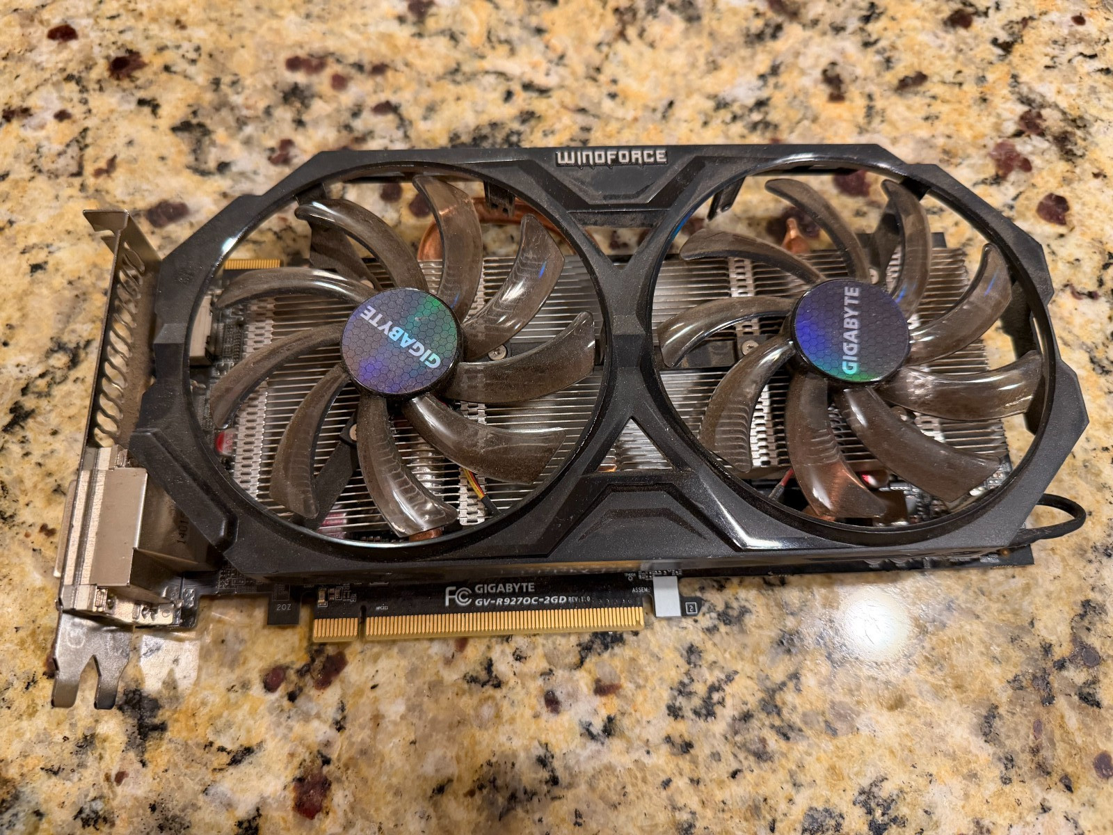 2 Gigabyte GPU Lot R9 270 OC + Arctic Triple Fan Card Untested Parts Repair