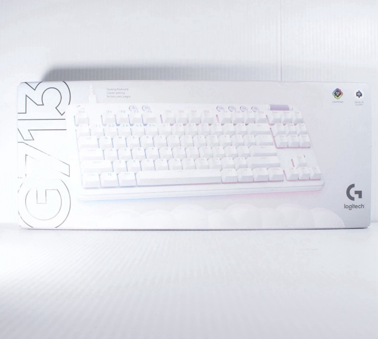 Logitech G713 Wired Mechanical Gaming Keyboard with RGB Lighting, Clicky