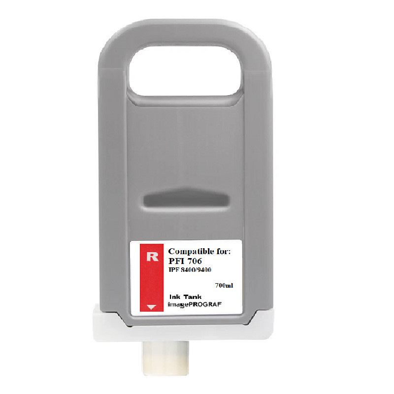 PFI-706 Red Ink Cartridge for Canon IPF 8400s 8400se 9400s 8400 9400 PFI706R