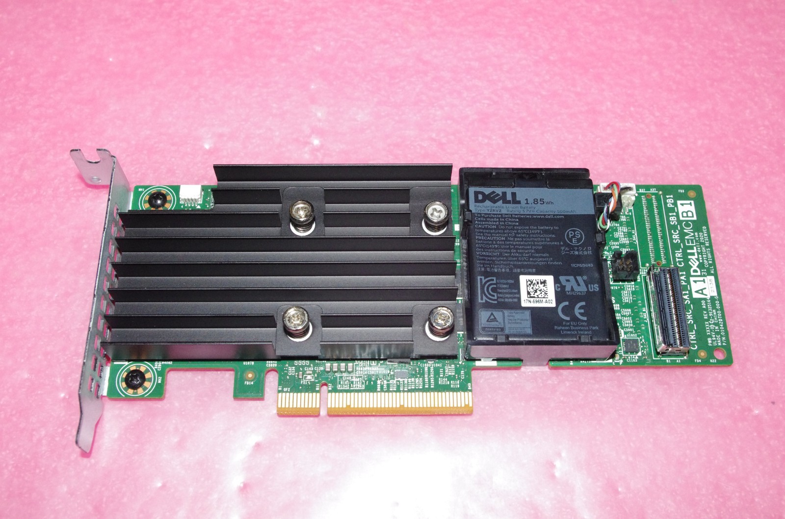 Dell PERC H750 12Gb/s SAS PCIe RAID Controller W/8GB Cache Dell P/N: 0HYM6Y USA