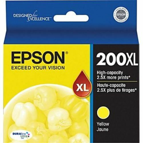 NEW Epson 200XL Yellow ink Cartridge T200XL420 GENUINE EXP 04/2026