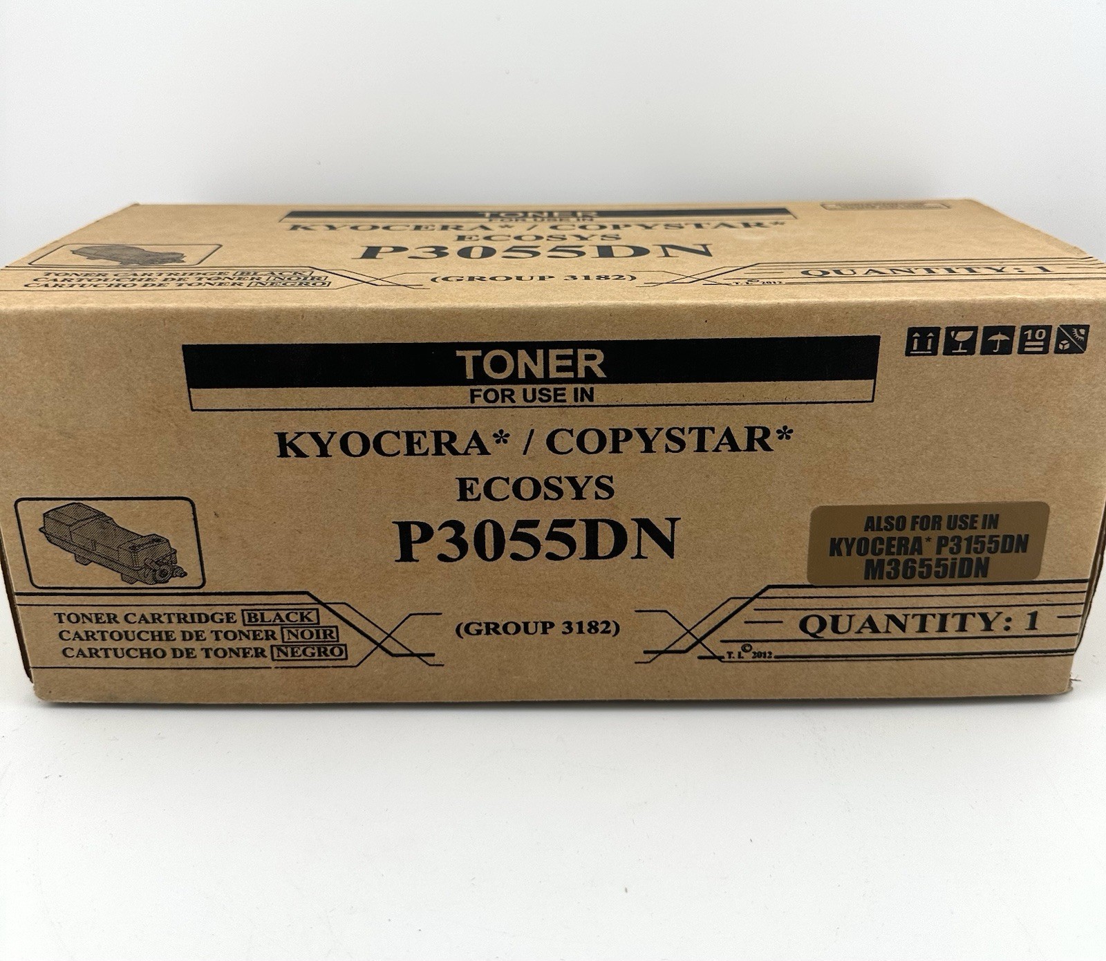 Compatible TK-3182 Black Toner Kyocera P3055dn P3155dn M3655idn 21K Pages
