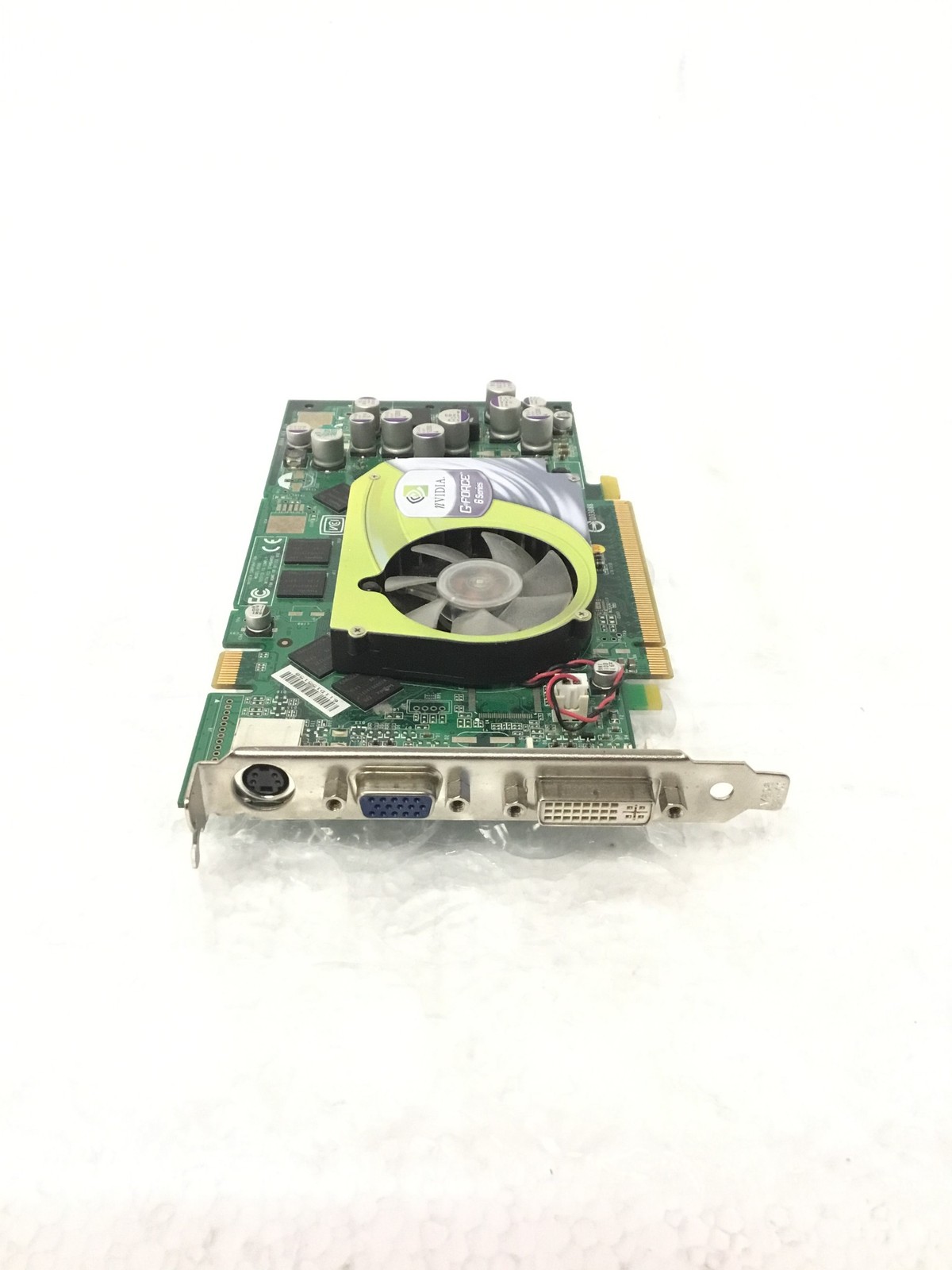 NVIDIA GeForce 6 Series P260 256MB PCIe Graphics Card DVI VGA S-Video GPU WORKS