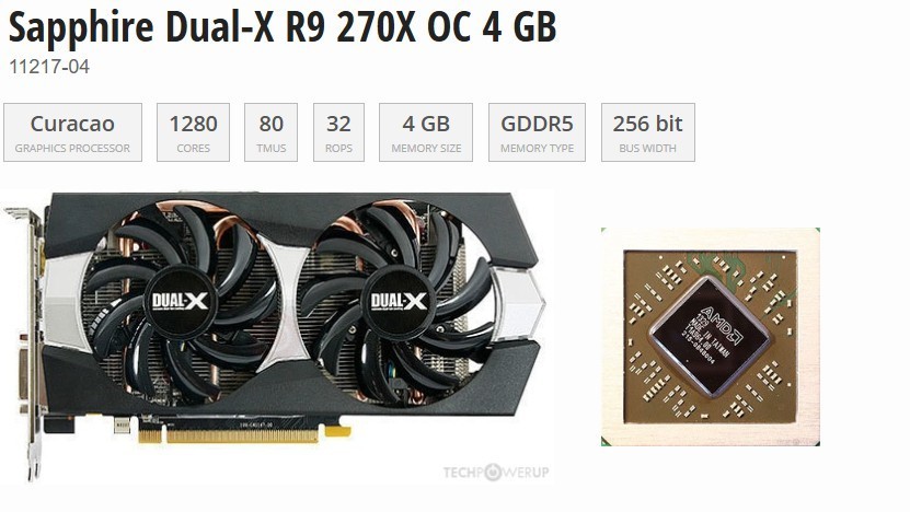 Sapphire Dual-X R9 270 OC Battlefield 4 4GB GDDR5 Graphics Card✅ DP HDMI 2x DVI✅