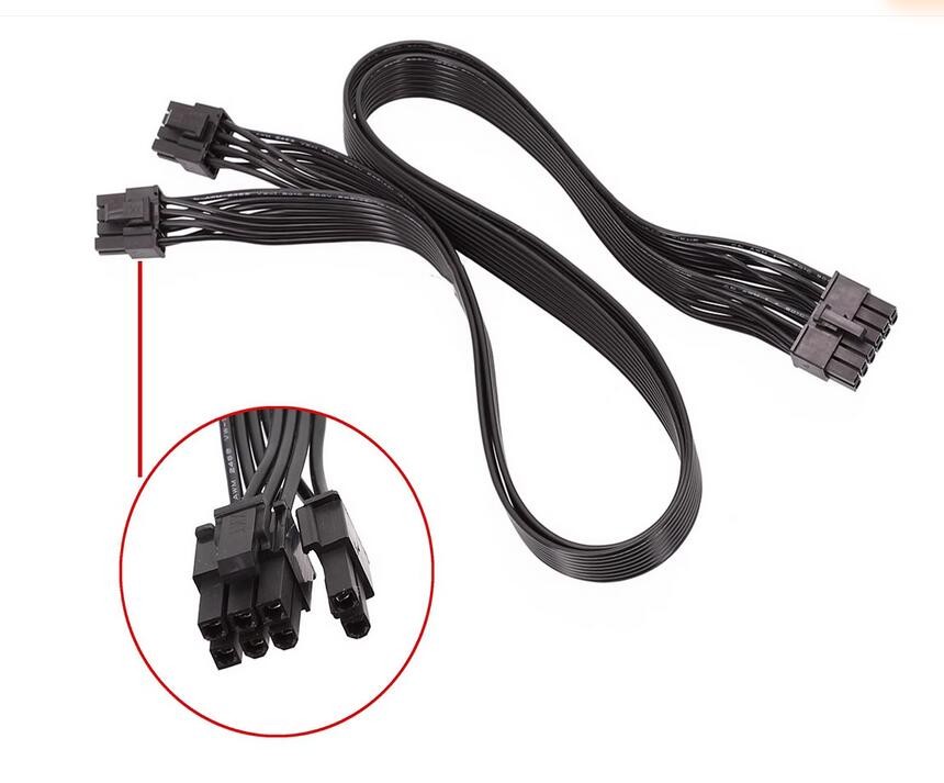 For Haiyun Seasonal PSU P-860 P-1000 X-1050 12P to Dual 8P Graphics Card Cable