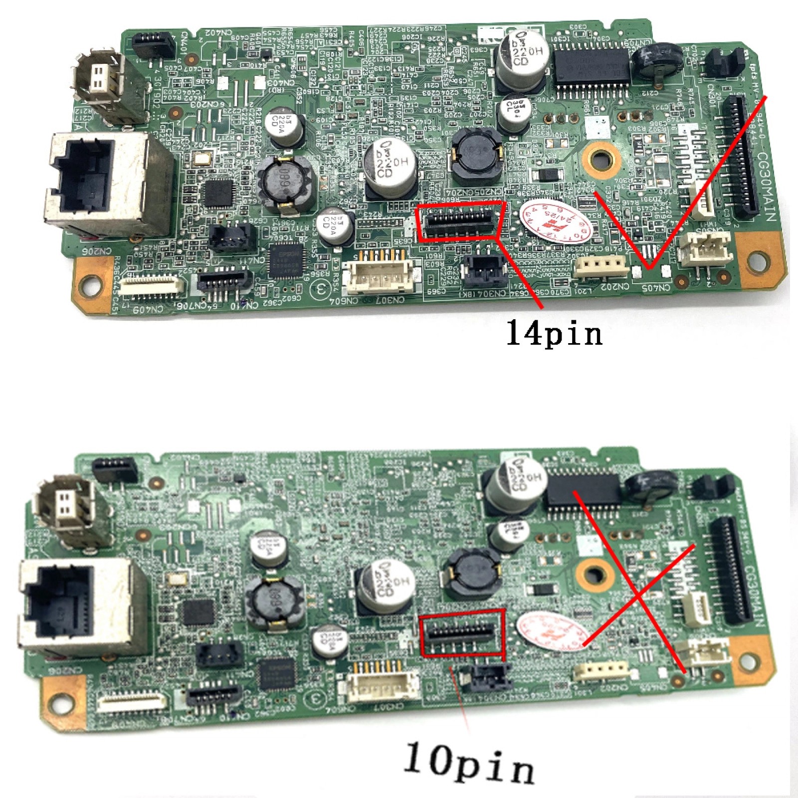 14Pin Main Board Motherboard Fits For EPSON EcoTank L5290 L 5290 Printer Parts