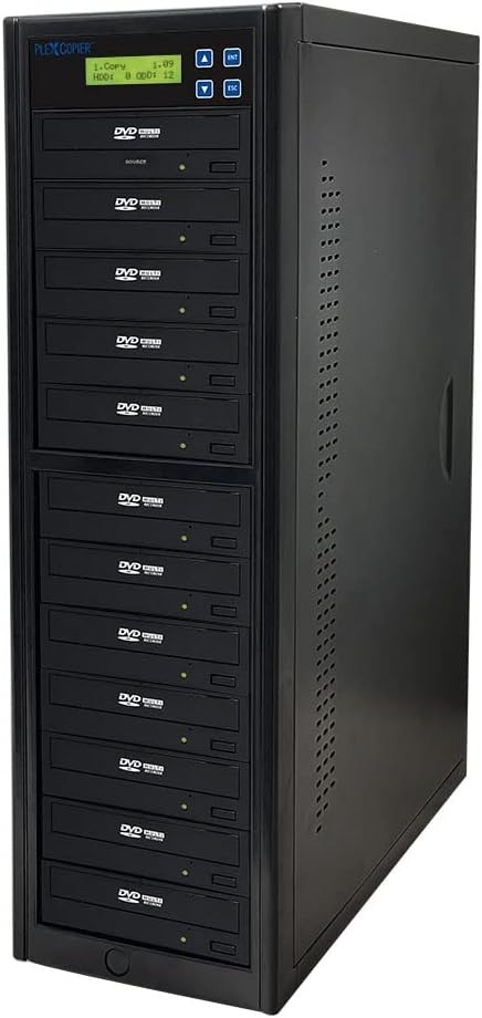 PlexCopier 24X SATA 1 to 11 CD DVD M-Disc Supported Duplicator Writer Copier