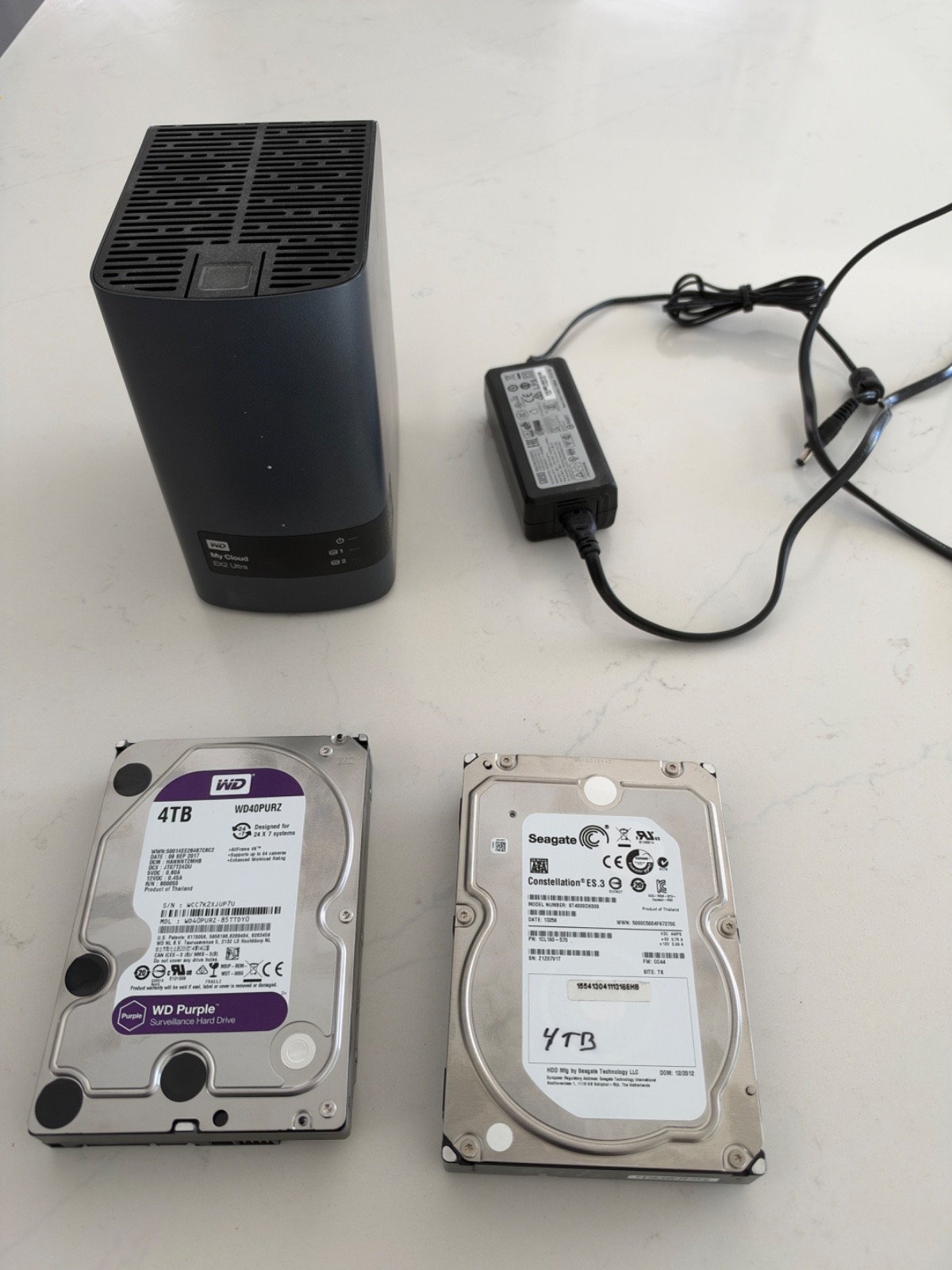 WD My Cloud EX2 Ultra 8TB NAS 2x4TB