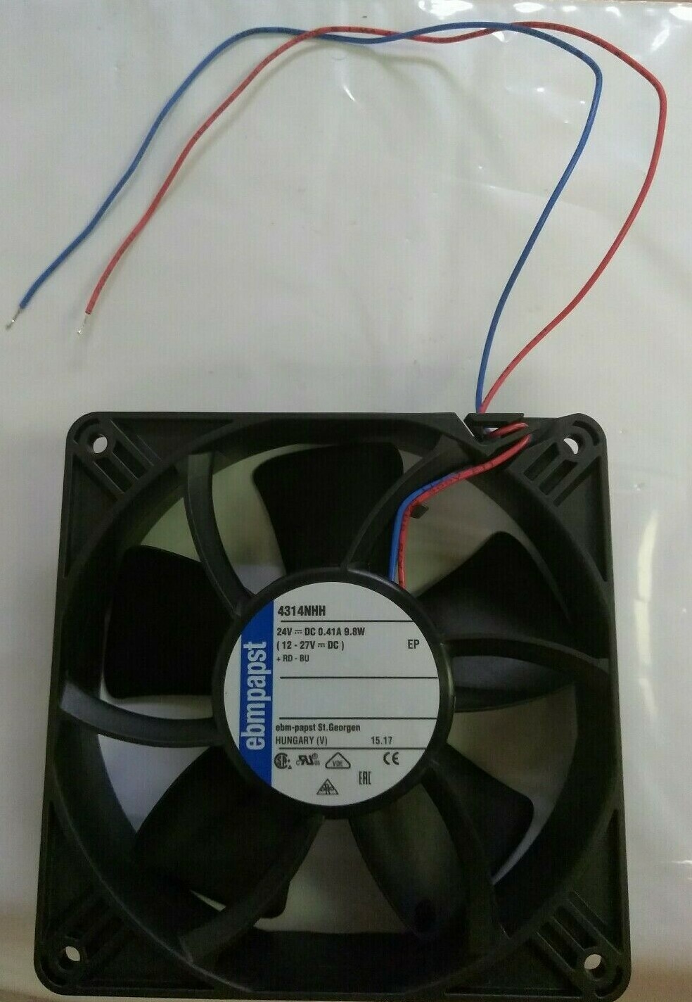NEW EBMPAPST 4314NHH  DC24v 0.41A 9.8W Special fan for frequency converter