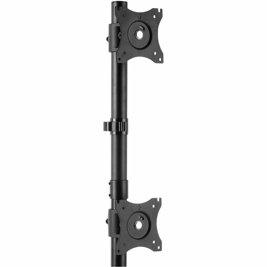 StarTech Vertical Dual Monitor Stand, Heavy Duty Steel, Monitors up to 27"