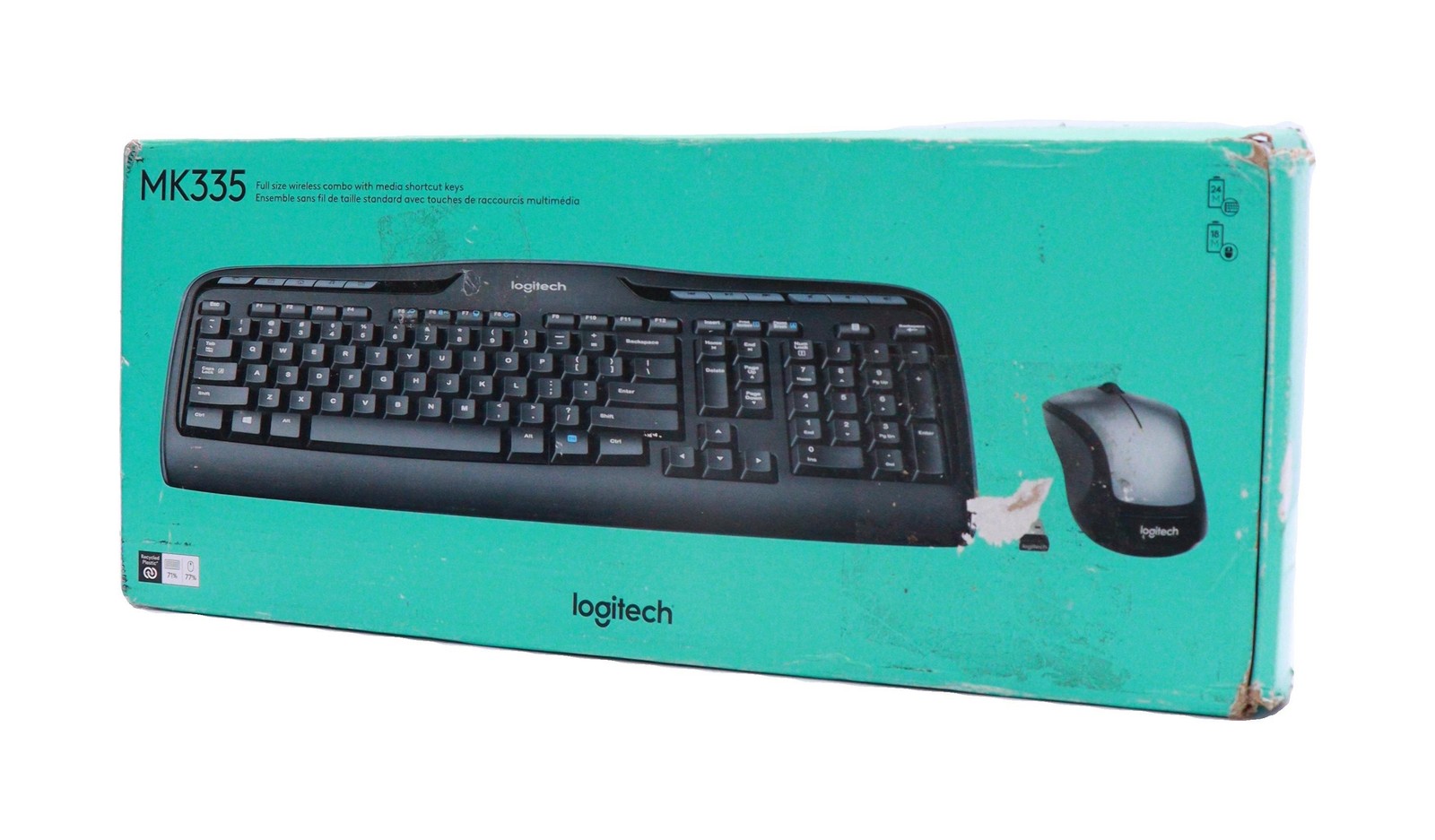 Logitech MK335 Wireless Keyboard Mouse Combo Black/Silver