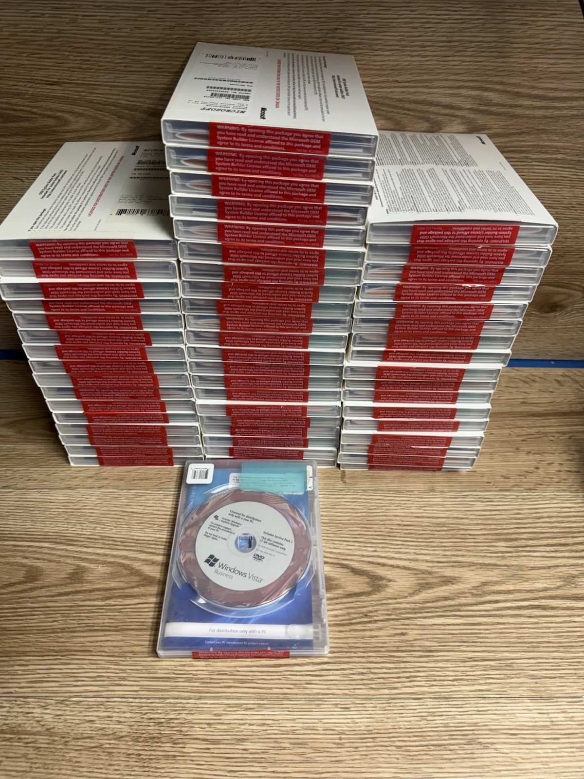Genuine Microsoft Windows Vista Business Installation Discs (OEM) No License Key