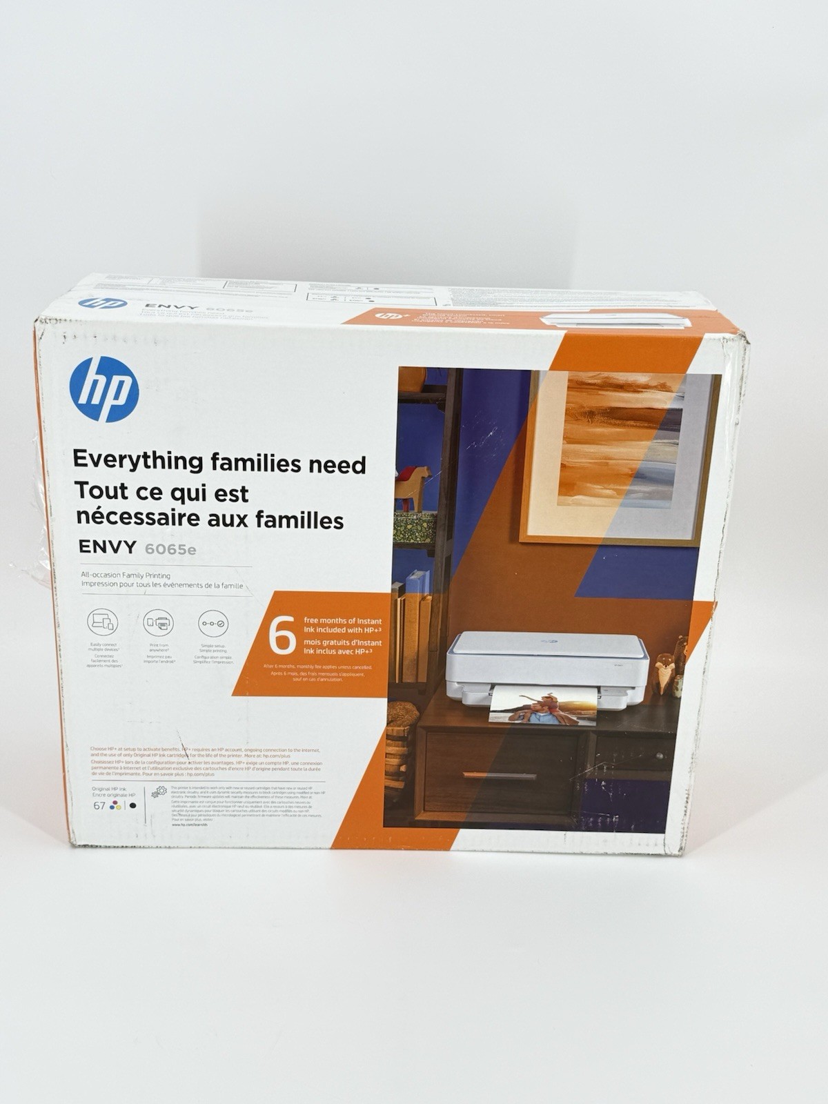 HP - ENVY 6065e Wireless All-in-One Inkjet Printer New in Sealed box